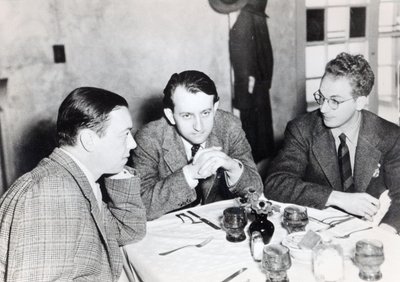 Robert Florey, Andre Malraux e Clifford Odets, 1937 da American Photographer